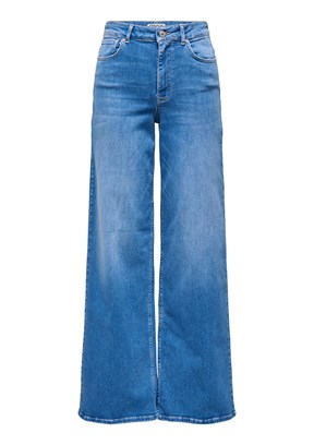 ONLY - 15363267 Kadın Çok Renkli Bol Paça Jean Pantolon