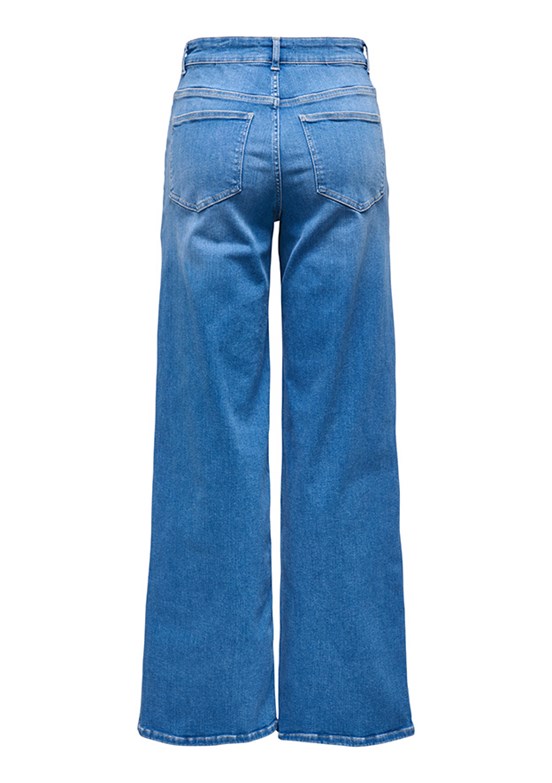 ONLY - 15363267 Kadın Çok Renkli Bol Paça Jean Pantolon