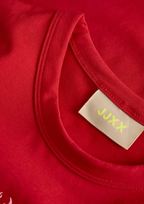 JJXX - 12290744 Kadın Çok Renkli Bisiklet Yaka T-Shirt
