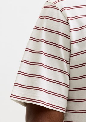 JACK&JONES JORNORREBRO STRIPE TEE SS - 12291021 Erkek Çok Renkli Bisiklet Yaka T-Shirt