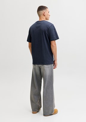 JACK&JONES JCOFUSION DOTS PRINT TEE SS CREW - 12289863 Erkek Çok Renkli Baskılı T-Shirt