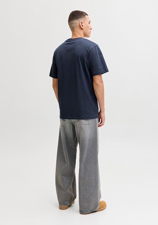 JACK&JONES JCOFUSION DOTS PRINT TEE SS CREW - 12289863 Erkek Çok Renkli Baskılı T-Shirt