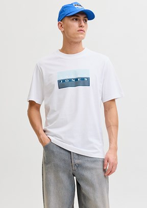 JACK&JONES JCOFUSION DOTS PRINT TEE SS CREW - 12289863 Erkek Çok Renkli Baskılı T-Shirt