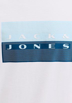 JACK&JONES JCOFUSION DOTS PRINT TEE SS CREW - 12289863 Erkek Çok Renkli Baskılı T-Shirt