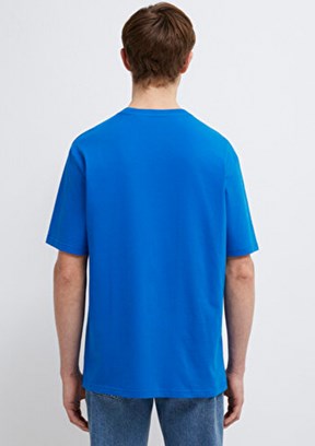 MAVİ - M0611711-81330 Erkek Çok Renkli Baskılı T-Shirt