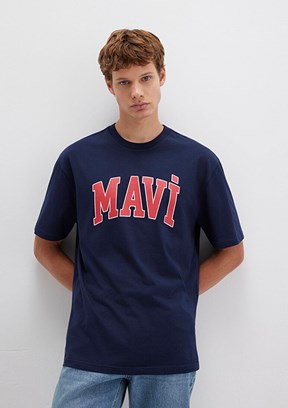 MAVİ Lacivert Erkek Baskılı T-Shirt
