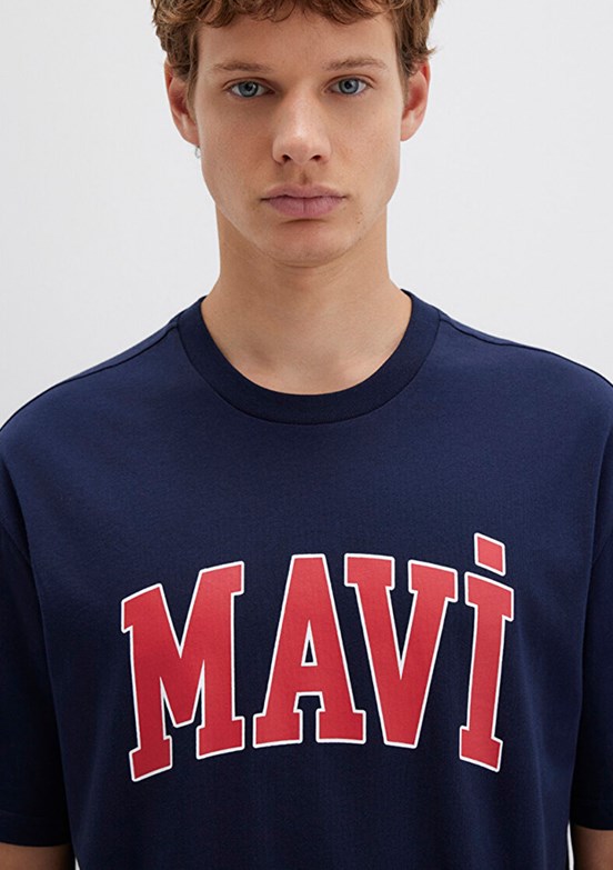 MAVİ Lacivert Erkek Baskılı T-Shirt