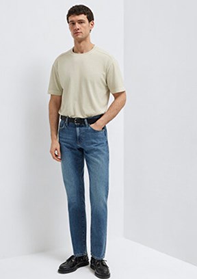 MAVİ London - M0010172-A1724 Erkek Mavi Normal Bel Jean Pantolon