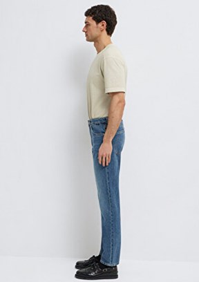 MAVİ London - M0010172-A1724 Erkek Mavi Normal Bel Jean Pantolon