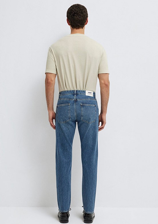 MAVİ London - M0010172-A1724 Erkek Mavi Normal Bel Jean Pantolon