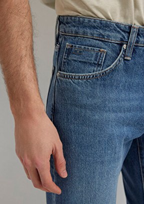 MAVİ London - M0010172-A1724 Erkek Mavi Normal Bel Jean Pantolon