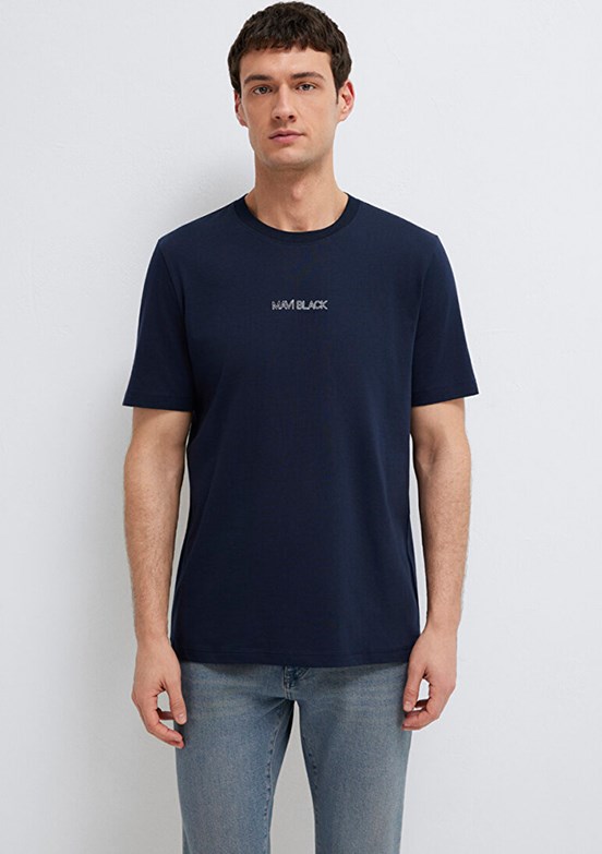MAVİ Lacivert Erkek Baskılı T-Shirt