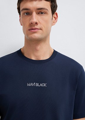 MAVİ Lacivert Erkek Baskılı T-Shirt