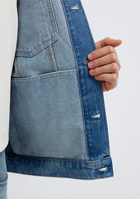 MAVİ Ryan - M0110001-A2096 Erkek Açık Mavi Denim Ceket