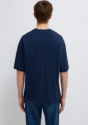 MAVİ - M0613113-82318 Erkek Lacivert Kısa Kol T-Shirt