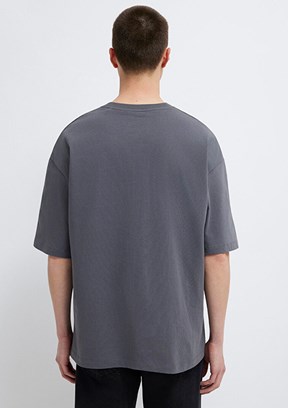 MAVİ Gri Erkek Baskılı T-Shirt