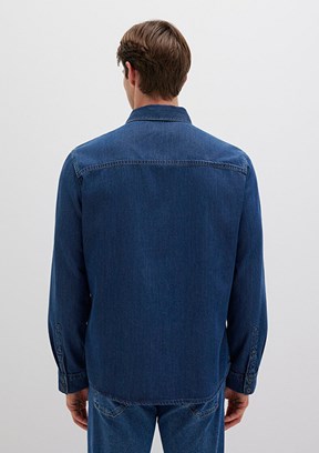MAVİ Koyu Mavi Erkek Denim Gömlek