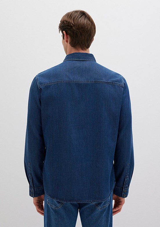 MAVİ Koyu Mavi Erkek Denim Gömlek