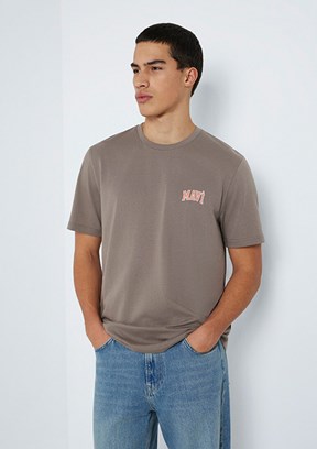 MAVİ - M0611714-87875 Erkek Çok Renkli Baskılı T-Shirt