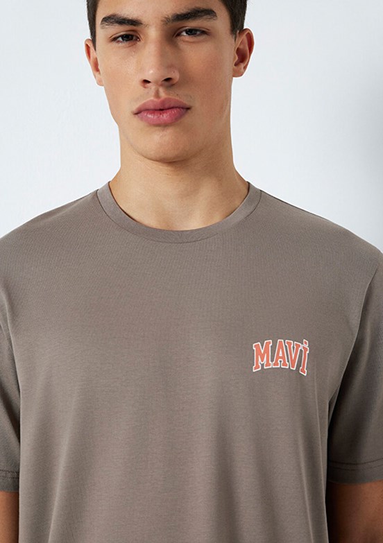 MAVİ - M0611714-87875 Erkek Çok Renkli Baskılı T-Shirt