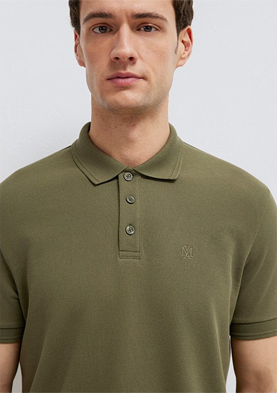 MAVİ - M064946-71543 Erkek Yeşil Polo Yaka T-Shirt