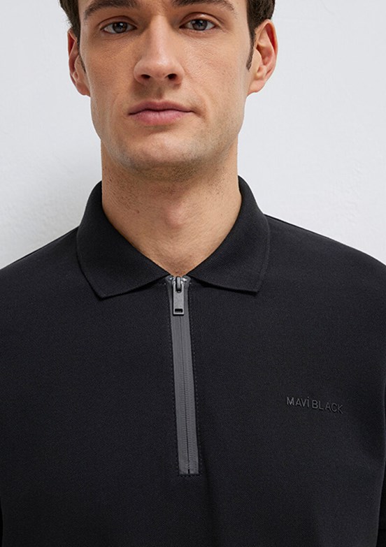 MAVİ Siyah Erkek Polo Yaka T-Shirt