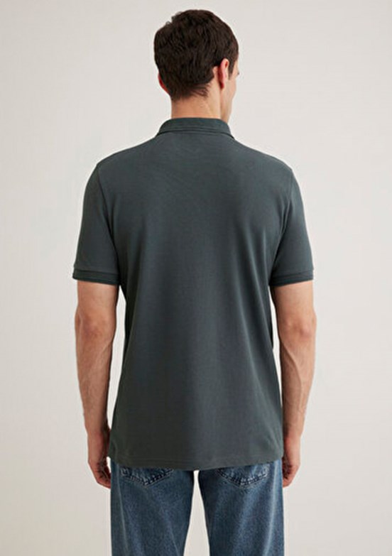MAVİ - M064946-71598 Erkek Yeşil Polo Yaka T-Shirt