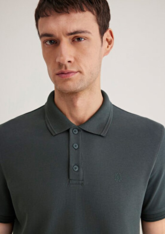 MAVİ - M064946-71598 Erkek Yeşil Polo Yaka T-Shirt