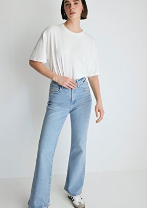 MAVİ LOS ANGELES - M1010349-84192 Kadın Çok Renkli Yüksek Bel Jean Pantolon