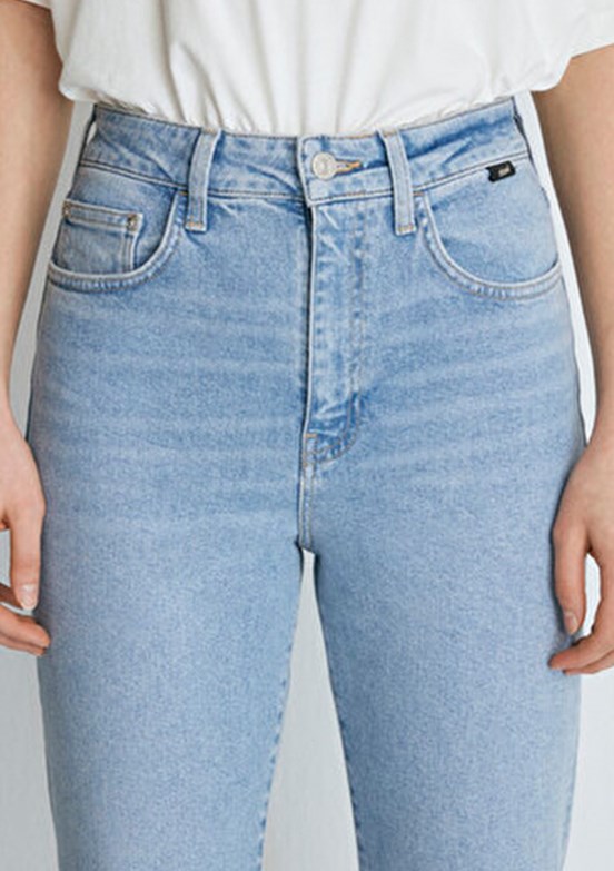 MAVİ LOS ANGELES - M1010349-84192 Kadın Çok Renkli Yüksek Bel Jean Pantolon
