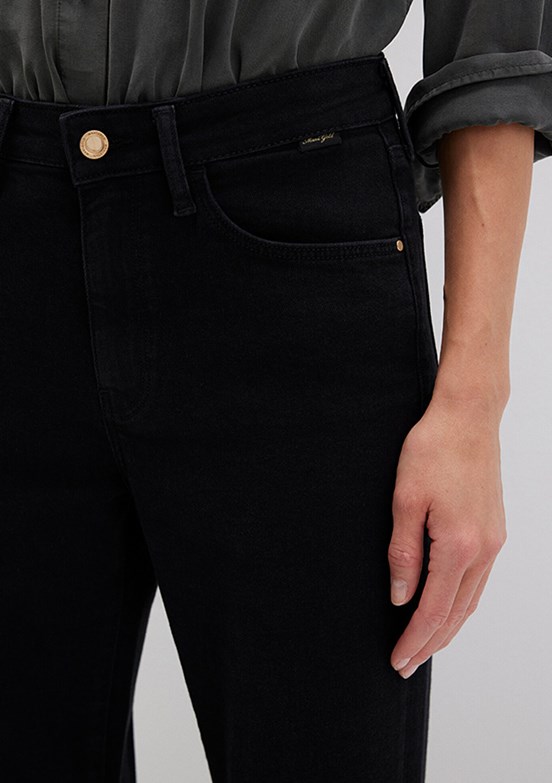MAVİ BLISS - M101437-90855 Kadın Sarı Yüksek Bel Jean Pantolon