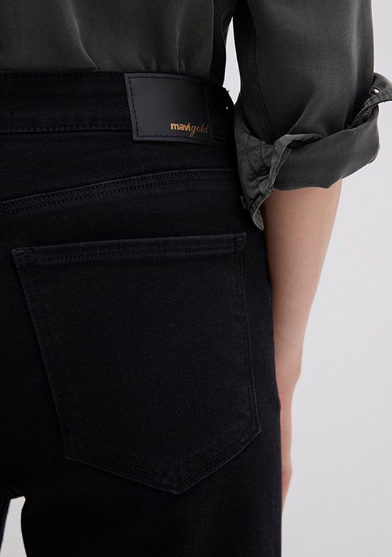 MAVİ BLISS - M101437-90855 Kadın Sarı Yüksek Bel Jean Pantolon