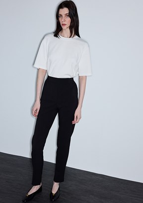 İPEKYOL - IS1260003160 Kadın Siyah Yüksek Bel Pantolon