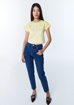 TWİST - TS1260018026 Kadın Lacivert Normal Bel Jean Pantolon