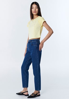 TWİST - TS1260018026 Kadın Lacivert Normal Bel Jean Pantolon