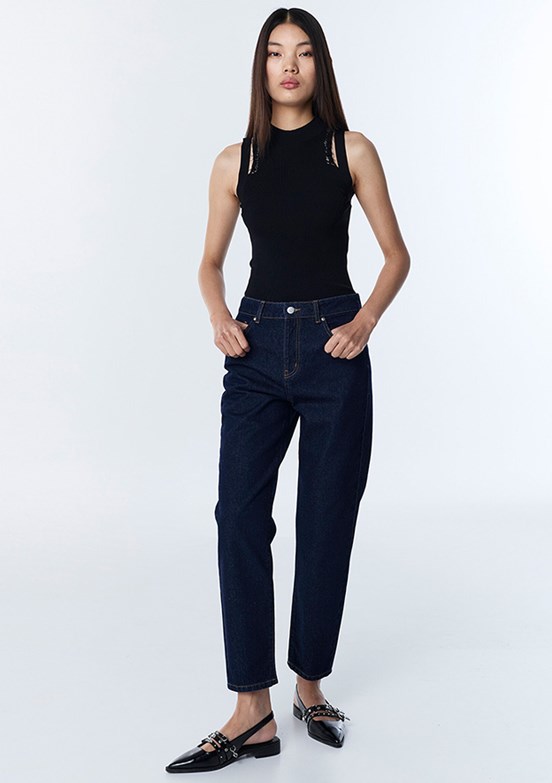 TWİST - TS1260018026 Kadın Lacivert Normal Bel Jean Pantolon