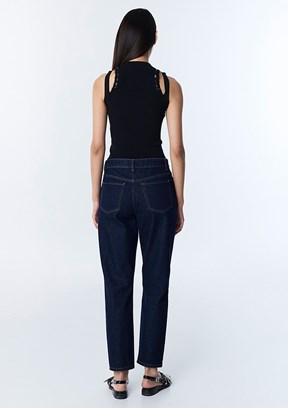 TWİST - TS1260018026 Kadın Lacivert Normal Bel Jean Pantolon