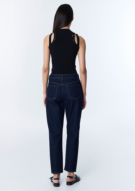 TWİST - TS1260018026 Kadın Lacivert Normal Bel Jean Pantolon