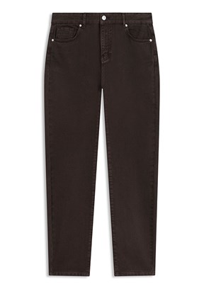 TWİST - TS1260018027 Kadın Kahverengi Normal Bel Jean Pantolon