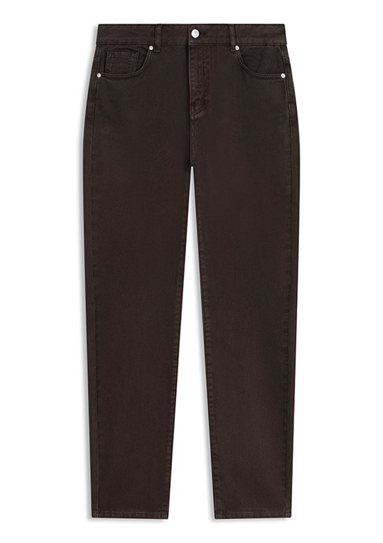 TWİST - TS1260018027 Kadın Kahverengi Normal Bel Jean Pantolon