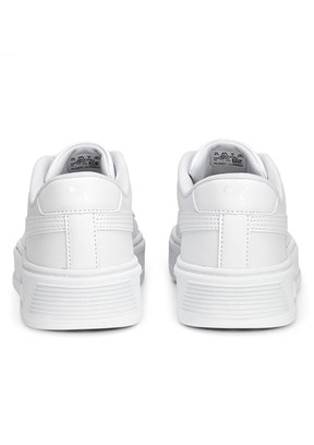 PUMA Smash Platform V3 Tdp - 40617501 Kadın Beyaz Sneaker Ayakkabı
