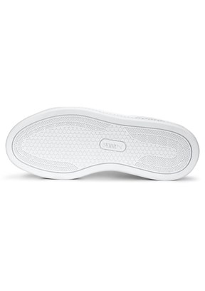 PUMA Smash Platform V3 Tdp - 40617501 Kadın Beyaz Sneaker Ayakkabı
