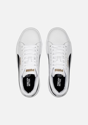PUMA Smash Platform V3 Tdp - 40617504 Kadın Beyaz Sneaker Ayakkabı