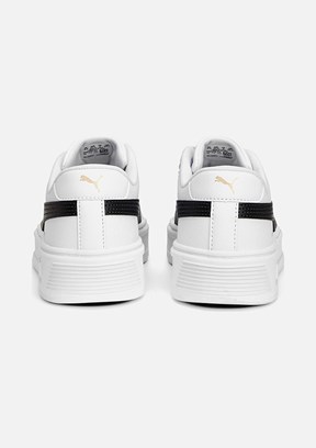PUMA Smash Platform V3 Tdp - 40617504 Kadın Beyaz Sneaker Ayakkabı