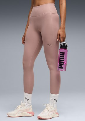 PUMA W Cloudspun Tıght - Hw Fl - 52745299 Kadın Bej Uzun Tayt