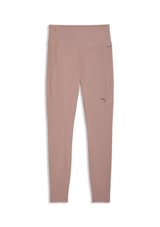 PUMA W Cloudspun Tıght - Hw Fl - 52745299 Kadın Bej Uzun Tayt