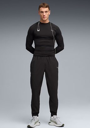 PUMA Pwrmode Warm Up - 52854701 Erkek Siyah Eşofman Altı