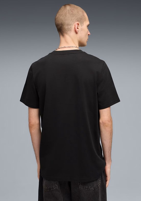 PUMA BMW MMS Ess Logo Siyah Erkek Baskılı T-Shirt