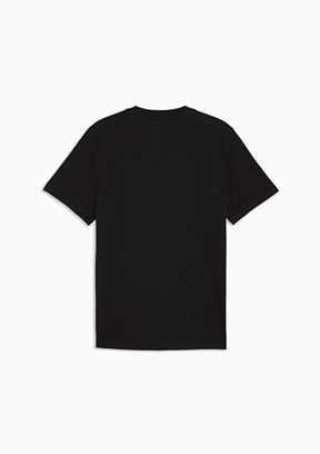 PUMA BMW MMS Ess Logo Siyah Erkek Baskılı T-Shirt