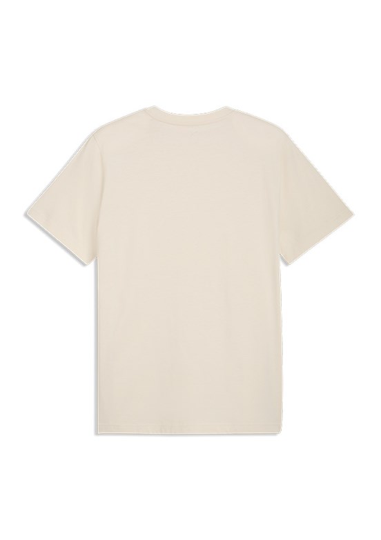 PUMA Ess No.1 Logo - 68253387 Erkek Beyaz Baskılı T-Shirt
